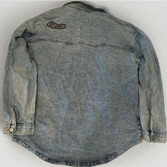 PacSun Jean Jacket Malibu Patch One Size - Picture 2 of 5